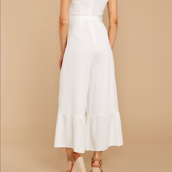 White Jumpsuit Worn once - Picture 3 of 5